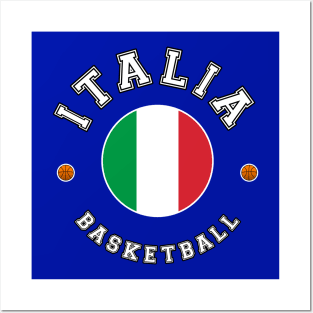 Italia Basketball Posters and Art